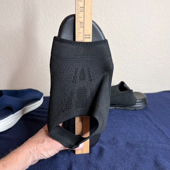 2 Pairs of Women's Sandals - Mesh Uppers Lightweight Pull-On Breathable **READ - Picture 9 of 11